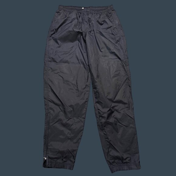 Nike Mens Black Windbreaker Track Pants With Elastic Waist & Zippered Ankles L - Picture 1 of 7
